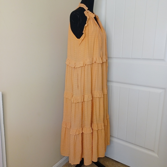 Talulah Mockingbird Tiered Cottagecore Halter Midi Dress Women's Sz Medium - Picture 5 of 10